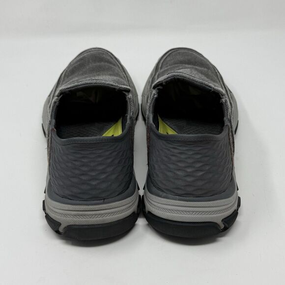 Skechers Respected Holmgren Shoes Mens 8.5 Extra Wide Gray Easy On Slip Ins main image 16